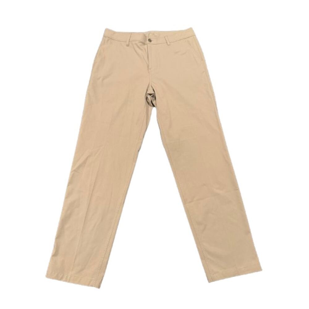 32 Degrees Cool Men's Tan Stretch Performance Comfort Chino Pants Size 34